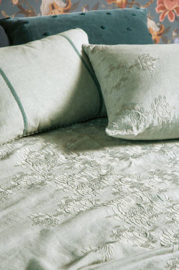 Bianca Lorenne - Rabat Pale Ocean Linen Throw